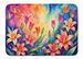 Lilies In Color Memory Foam Kitchen Mat Machine Washable Anti-Fatigue Mat Cushion Comfort Bath Mat Or Kitchen Rug_maomaolike.com
