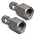 Stainless Steel Pressure Washer Quick Connect Plugs Set Of 2 | Female_maomaolike.com
