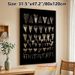 Shark Tooth Collection Painting Poster, Vintage Monochrome Arranged Shark Teeth Display Poster, Unique Natural-themed Decor Ideal For Home Study_maomaolike.com