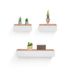 Floating Shelves 23.62 Wall Mounted Wood Shelves For Bathroom, Bedroom, Living Room, Kitchen, Hanging Shelf For Books Storage Decor With Invisible Brackets, Maple White_maomaolike.com