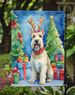 Scottish Terrier Christmas Reindeer Garden Flag Mailbox Flag Decorative Yard Flag Banner Outside Patio Artwork Yard Flower Beds, Garden Size, Multicolor_maomaolike.com