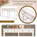 Console Table Sofa Table Easy Assembly With Two Storage Drawers And Bottom Shelf For Living Room,Entryway_maomaolike.com