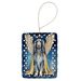 Afghan Hound My Angel Porcelain Ornament Christmas Tree Hanging Decorations For Home Christmas Holiday, Rectangle, Gift, Multicolor_maomaolike.com
