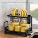 Dish Storage Rack Household Draining Fork Chopsticks Tableware Box Countertop Kitchen Sink Dish Rack_maomaolike.com