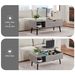 39" Wood Lift Top Coffee Table With Hidden Compartment And Storage Shelf For Living Room, Reception Room, Grey_maomaolike.com