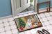 Japanese Spitz Christmas Cookies Doormat Front Door Mat Indoor Outdoor Rugs For Entryway, Non Slip Washable Low Pile, 24H X 36W_maomaolike.com