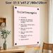 Bathroom Rules Painting Poster, Minimalist Pink Typographic Poster, Clear Toilet Usage Guidelines, Ideal For Bathroom And Restroom_maomaolike.com