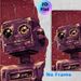 Vintage Robot Painting Poster, Retro Distressed Purple Robot Art Poster, Nostalgic Industrial-style Decor Suitable For Home Office, Game Room_maomaolike.com