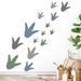 Foreign Trade Dinosaur Floor Footprint Sticker Decoration Set DIY Graffiti PVC Wall Stickers Animal Decals_maomaolike.com