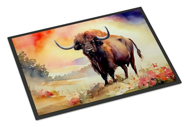 Buffalo Doormat Front Door Mat Indoor Outdoor Rugs For Entryway, Non Slip Washable Low Pile, 24H X 36W_maomaolike.com
