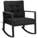 Patio Rattan Rocker Outdoor Glider Rocking Chair Cushion Lawn_maomaolike.com