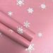 Back-to-School Season Party Decoration Pink Snowflake Princess Room Bedroom Wallpaper Self-Adhesive_maomaolike.com