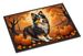 Sheltie Fall Doormat Front Door Mat Indoor Outdoor Rugs For Entryway, Non Slip Washable Low Pile, 24H X 36W_maomaolike.com