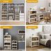 292 QT 25.6 Inch Wide Clear Door Foldable Storage Box – 3-Tier Large Capacity Organizer, Easy Access, Space-Saving Foldable Design_maomaolike.com