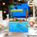 Swimming Pool Themed Movie Painting Poster, Vibrant Retro Cinematic Scene Poster, Stylish Vintage Film Artwork Suitable For Home Theater, Living Room_maomaolike.com