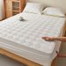 2025 New Style Single Piece Quilted Thickened Mattress Protector Dustproof Sheet Full Cover Bed Set_maomaolike.com