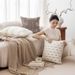Home Garden Light Luxury And Quiet Style Sofa Pillowcase Model Room Living Room Decorative Pillow Nordic Cushion Bed Backrest_maomaolike.com