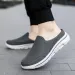 2025 Summer Breathable Home Indoor Slippers Men Thick Bottom Slides Fashion Couple Walking Shoes Plus Size 39-48_maomaolike.com