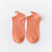 Unisex Cotton women's socks heel embroidered heart through boat socks women's shallow mouth socks_maomaolike.com