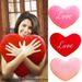 New Shape Soft Home Decorative Valentines Day Heart Plush Stuffed Pillow Kids Birthday Gift_maomaolike.com