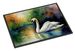 Swan Doormat Front Door Mat Indoor Outdoor Rugs For Entryway, Non Slip Washable Low Pile, 24H X 36W_maomaolike.com