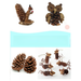 Decoration Pine Cone Acorn Flower Handmade DIY Forest Kindergarten Environmental Creation Dried Branches Wild Creative_maomaolike.com