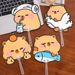 Cute Shaped Student Summer Cartoon Handheld High-Value Plastic Capybara Small Fan_maomaolike.com
