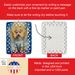 Lakeland Terrier My Angel Porcelain Ornament Christmas Tree Hanging Decorations For Home Christmas Holiday, Rectangle, Gift, Multicolor_maomaolike.com