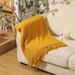 Nordic Retro Diamond Blanket Solid Color Knitted Blanket Bed End Blanket Bed Sofa Blanket Towel Bed End Towel_maomaolike.com