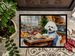 Bichon Frise Christmas Cookies Doormat Front Door Mat Indoor Outdoor Rugs For Entryway, Non Slip Washable Low Pile, 24H X 36W_maomaolike.com