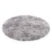 Modern Minimalist Long PV Velvet Washable Round Silk Wool Tie-Dye Carpet Nordic Living Room Bedroom Bedside Rug_maomaolike.com