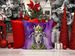 Scottish Deerhound King Of Mardi Gras Throw Pillow Machine Washable, Indoor Outdoor Decorative Pillow For Couch, Bed Or Patio, 14Hx14W_maomaolike.com