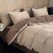 Wholesale INS Simple Curved Line Pure Four-Piece Nordic Style Apartment Homestay Full Yarn-Dyed Washed Cotton 4-Piece Set_maomaolike.com