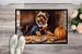 Border Terrier Fall Kitchen Pumpkins Doormat Front Door Mat Indoor Outdoor Rugs For Entryway, Non Slip Washable Low Pile, 24H X 36W_maomaolike.com