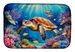 Turtle And Reefs Dish Drying Mat Absorbent Dish Drying Mat Pad For Kitchen Counter Dish Drainer Mat For Countertop, 14 X 21", Multicolor_maomaolike.com