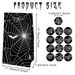 12PCS Gift Bags With 12PCS Sealing Stickers Cookies Goodies Paper Treat Bags Black Spider Web Favors Gift Wrapping Bags For Holiday Birthday Party Supplies_maomaolike.com