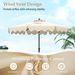 9 Feet Patio Umbrella With Crank Handle And Push Button Tilt_maomaolike.com