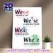 English Homophone Guide Painting Poster, Colorful Typographic Educational Poster, Assists With Distinguishing Confusing Homophones, Suitable For_maomaolike.com