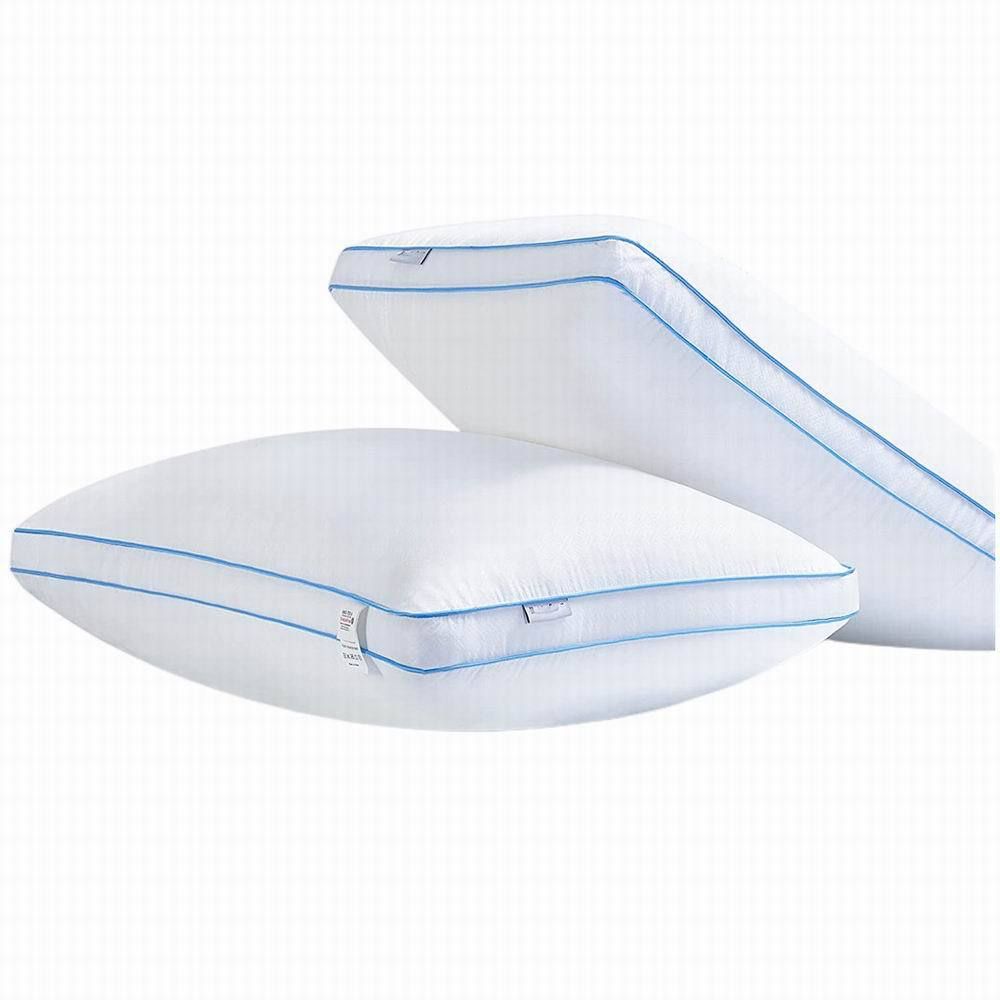 Luxury Comfy Hotel Collection Bed Pillows For Sleeping,Side Mesh Design With Premium Down Alternative Filling For Back, Stomach Or Side Sleepers_maomaolike.com