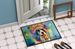 Afghan Hound Hippie Dawg Doormat Front Door Mat Indoor Outdoor Rugs For Entryway, Non Slip Washable Low Pile, 24H X 36W_maomaolike.com