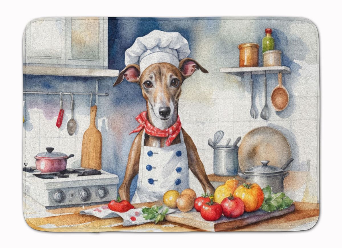 Greyhound The Chef Memory Foam Kitchen Mat Machine Washable Anti-Fatigue Mat Cushion Comfort Bath Mat Or Kitchen Rug_maomaolike.com
