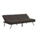 WOOD FRAME, STAINLESS LEG, FUTON, SOFA BED Espresso_maomaolike.com