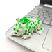 Trendy 3D Printed Sakura Dragon Toy Model With Movable Joints Realistic Animal Figurine Doll Hand Figure Children's Gift_maomaolike.com
