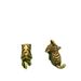 Brass Roaring Creative Keychain Zodiac Tiger Carving Ornament Pendant Antique Style Small Bronze Artifact_maomaolike.com