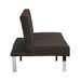 WOOD FRAME, STAINLESS LEG, FUTON, SOFA BED Espresso_maomaolike.com