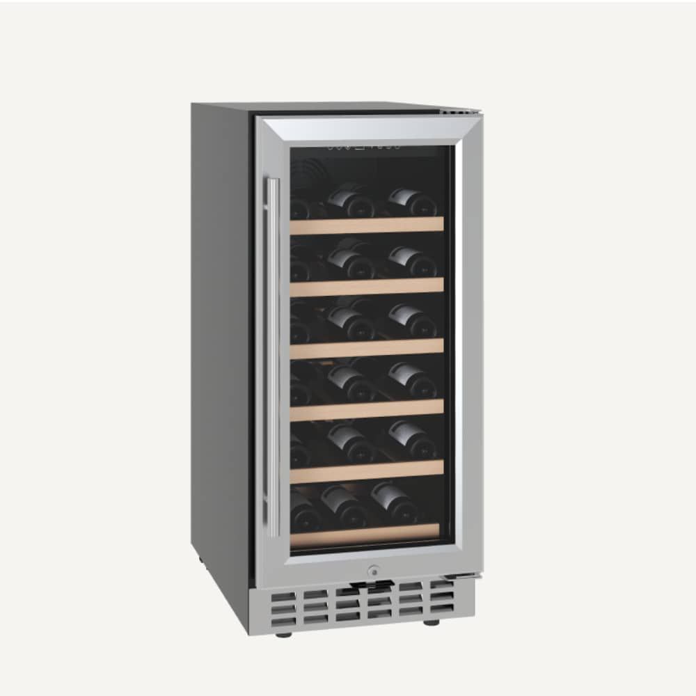 15in Wine Refrigerator Cooler-28 Bottle Capacity_maomaolike.com