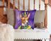 Basenji King Of Mardi Gras Throw Pillow Machine Washable, Indoor Outdoor Decorative Pillow For Couch, Bed Or Patio, 14Hx14W_maomaolike.com
