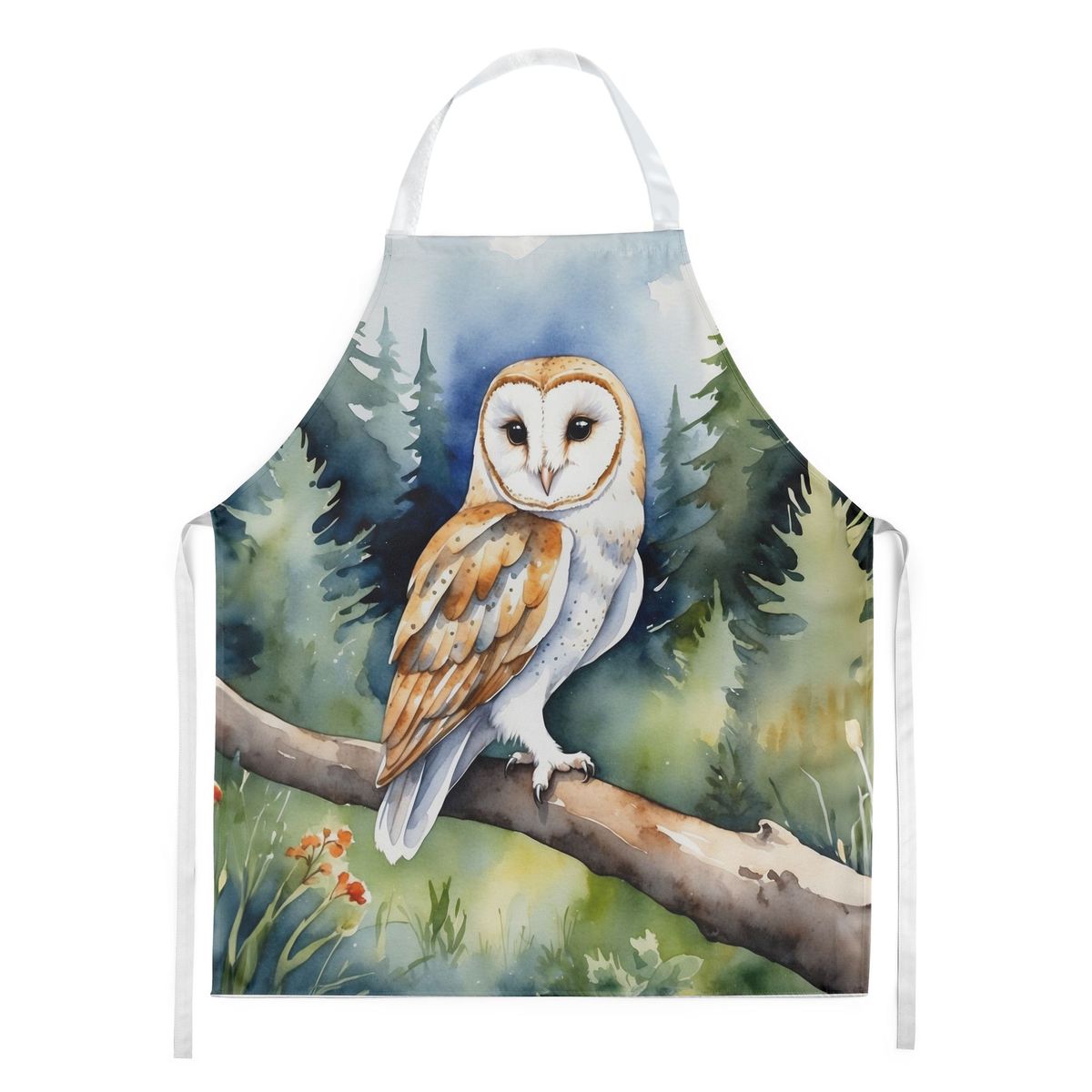 Barn Owl Apron Cooking Kitchen Server Baking Crafts Gardening For Adult Women Men, Unisex, Large, Multicolor_maomaolike.com