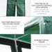 Outsunny 10' X 20' Party Tent, Outdoor Wedding Canopy & Gazebo With 6 Removable Sidewalls, Shade Shelter For Events, BBQs, Green_maomaolike.com