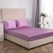 Home Textile Solid Color Silky Satin Mattress Protector_maomaolike.com